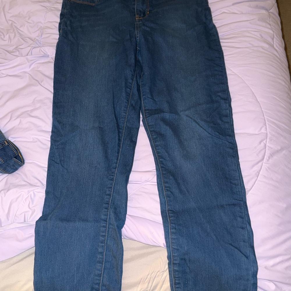 Bullhead Super High Rise Skinny Jeans - Deep Blue